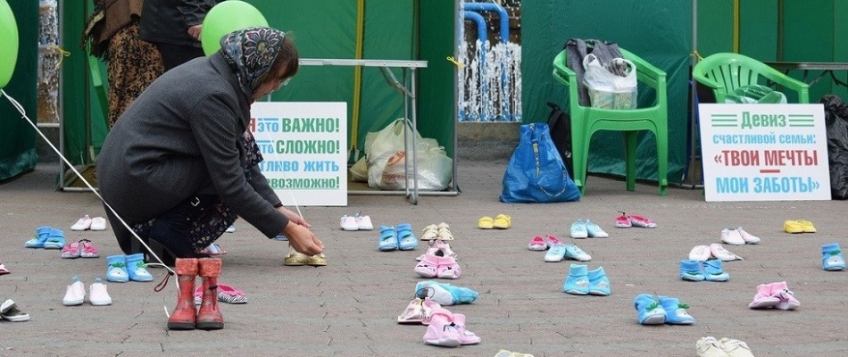 Акция в защиту нерожденных детей прошла в центре Новосибирска